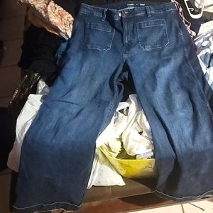 Old Navy Extra High Waisted Wide Leg Trousers Jeans for Women